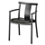 Traditional Wood Dining Armchair 3D model small image 7