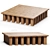 Sleek Arcus Coffee Table Collection 3D model small image 1