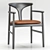 Organic Elegance Tonbo Armchair 3D model small image 2