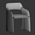 Modern Compact Lounge Chair 3D model small image 6