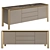 Modern Wooden Sideboard: Easy Edit 3D model small image 2