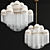 Cosmic Elegance Chandelier 3D model small image 2