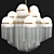 Cosmic Elegance Chandelier 3D model small image 4