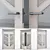 Modern Aluminum Door Render Corona 3D model small image 3