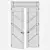 Modern Aluminum Door Render Corona 3D model small image 5