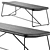 Sleek Aero Bench: Modern Design 3D model small image 2