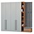 Sleek Modern Hallway Decor Piece 3D model small image 1
