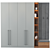 Sleek Modern Hallway Decor Piece 3D model small image 2