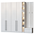 Sleek Modern Hallway Decor Piece 3D model small image 3