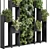 Metal Frame Vertical Garden Partition 3D model small image 4