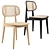 Stylish Titus Dining Chair 3D model small image 1
