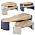 Frida Table 3D Model Wood 3D model small image 1