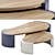 Frida Table 3D Model Wood 3D model small image 2