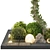 Garden Tree & Bush Set 153 3D model small image 2