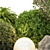 Garden Tree & Bush Set 153 3D model small image 5