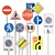 Road Signs Set, 41 Pieces 3D model small image 2