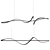 Sleek Eskild Long Design Lamp 3D model small image 2