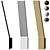  Modern Corner LED Wall Sconce 3D model small image 1