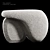 Stone Accent Coffee Table 3D model small image 1