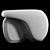 Stone Accent Coffee Table 3D model small image 5