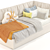 Sleek Kids' Sofa Bed 2016 3D model small image 5