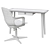 Modern Workspace Set Lisabo Odger 3D model small image 5