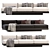 Modern Bench Design by Serax 3D model small image 1