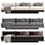 Modern Bench Design by Serax 3D model small image 4