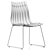 Modern Stackable Kids Dining Chair 3D model small image 7