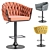 Dobrin Leon Metal Chair 9690 3D model small image 1