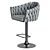 Dobrin Leon Metal Chair 9690 3D model small image 3