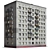 Modern Nine-Story Residential Building 3D model small image 4