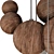 Lush Garden Tree & Bush Set 3D model small image 6