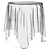 Modern Glass Philippe End Table 3D model small image 4