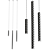 Pipe Tube Pendant Lamp Set 3D model small image 3