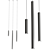 Pipe Tube Pendant Lamp Set 3D model small image 4