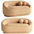 Modern Berlin Sofa Design 3D model small image 1
