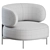Gallotti&Radice AKIKO Lounge Chair 3D model small image 3