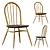 Mid-Century Ercol Birch Chairs 3D model small image 1