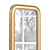 Elegant Adinoshika Gold Mirror 3D model small image 3