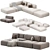 Lema Cloud Sofa Set Modular 3D model small image 4