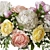 Elegant Floral Bouquet Set 3D model small image 6