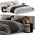 NeoWall Bed by Living Divani 3D model small image 1