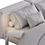 NeoWall Bed by Living Divani 3D model small image 6