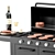 High-Quality Barbecue 3D Model 3D model small image 6