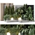 Lush Bush and Tree Set 3D model small image 1