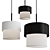 Modern Double Pendant Light Collection 3D model small image 1