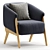 Abra Armchair 2016 Rendered Corona 3D model small image 1