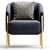 Abra Armchair 2016 Rendered Corona 3D model small image 2
