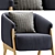 Abra Armchair 2016 Rendered Corona 3D model small image 4